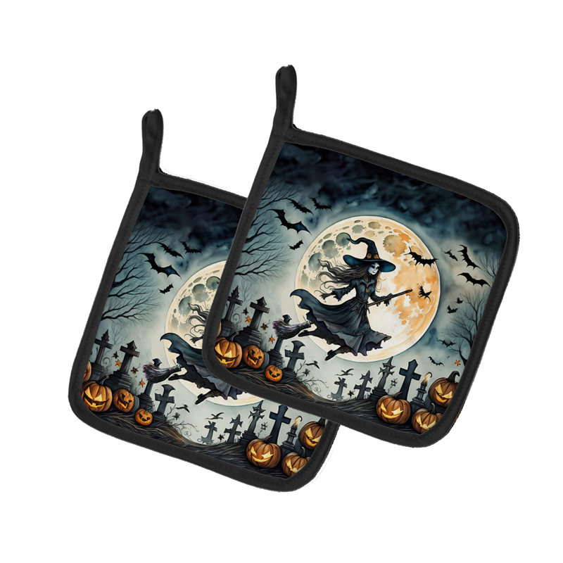 Paire de poignées volantes Halloween Spooky