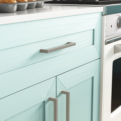 Monument 8-13/16 inch (224mm) Center-to-Center Satin Nickel Cabinet Pull