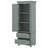 Tall Storage Cabinet With Two Drawers, Freestanding Multifunctional Bathroom Cabinet With Adjustable Shelf, Anti-Tipping Device-1923641634