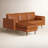 Pritchett 84" Wide Vegan Leather Reversible Modular Sofa & Chaise-1594840654