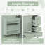 Meuble-lavabo autoportant avec lavabo en céramique, porte à fermeture en douceur et trois tiroirs-2136891002