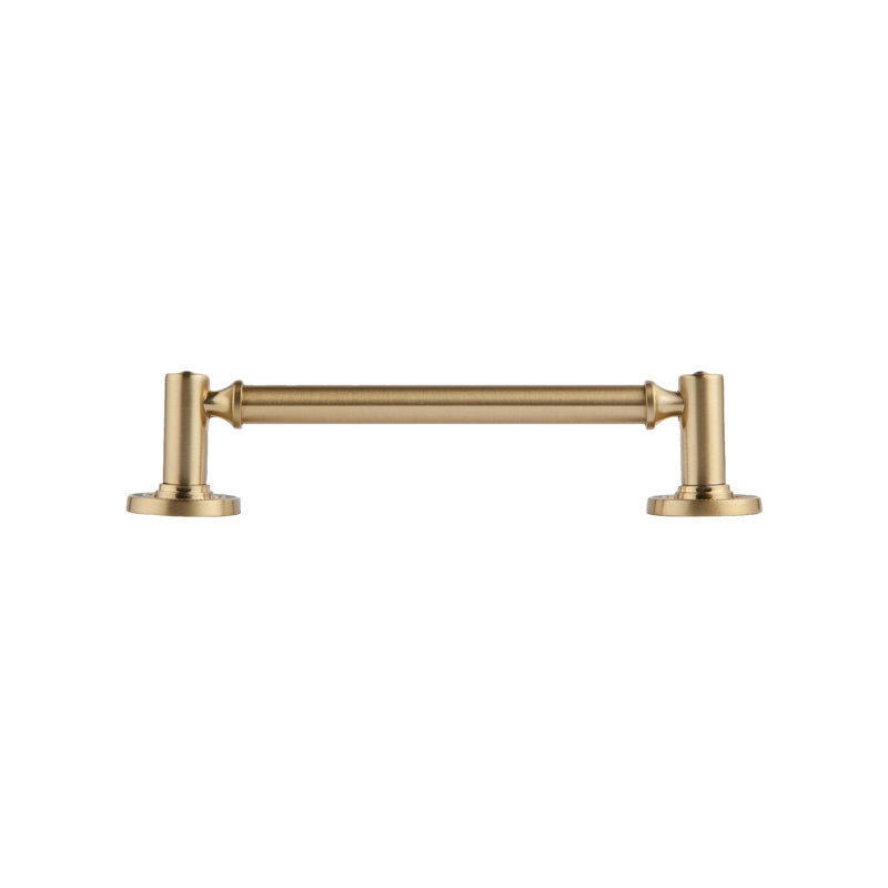 Minted 5" Center to Center Bar Pull, Satin Brass, 5"