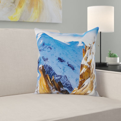 Mountains Throw Pillow