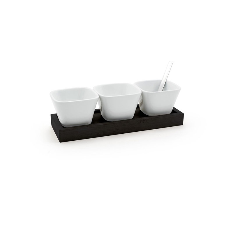 Tribeca Solid Wood Tray - Set of 6