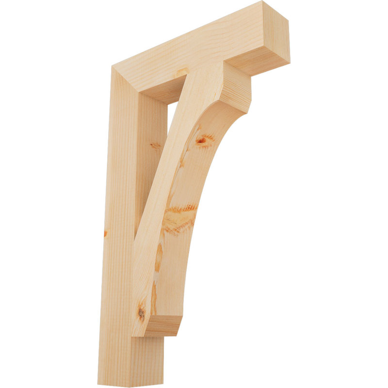 Support en bois rustique Legacy Block, Sapin de Douglas, Lisse, H 30 po x l 3,5 po x P 18 po