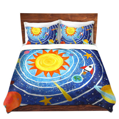  nJoy Art Solar System VII Microfiber Duvet Covers