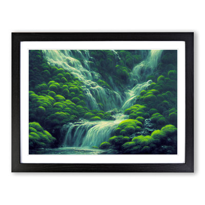 Unique Waterfall - Framed Print