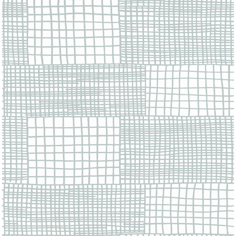 Maxwell Geometric Wallpaper Roll, Aqua