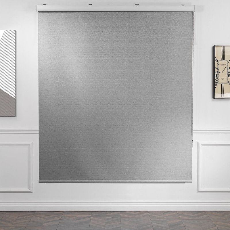 Store à cordon marbré obscurcissant, L 22,75 po x L 72 po, Gris