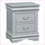 Table de chevet 2 tiroirs Platinum Classic-486310713