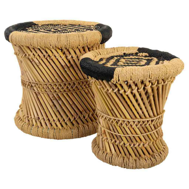 Bamboo Accent Stool