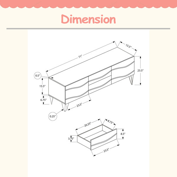 Dimensions du produit