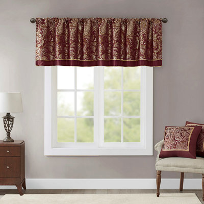 Cantonnière jacquard 50 x 18 po