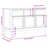 Ebern Designs Sideboard FLORO 44.9"X16.9"X29.1" Solid Wood Pine-291235256