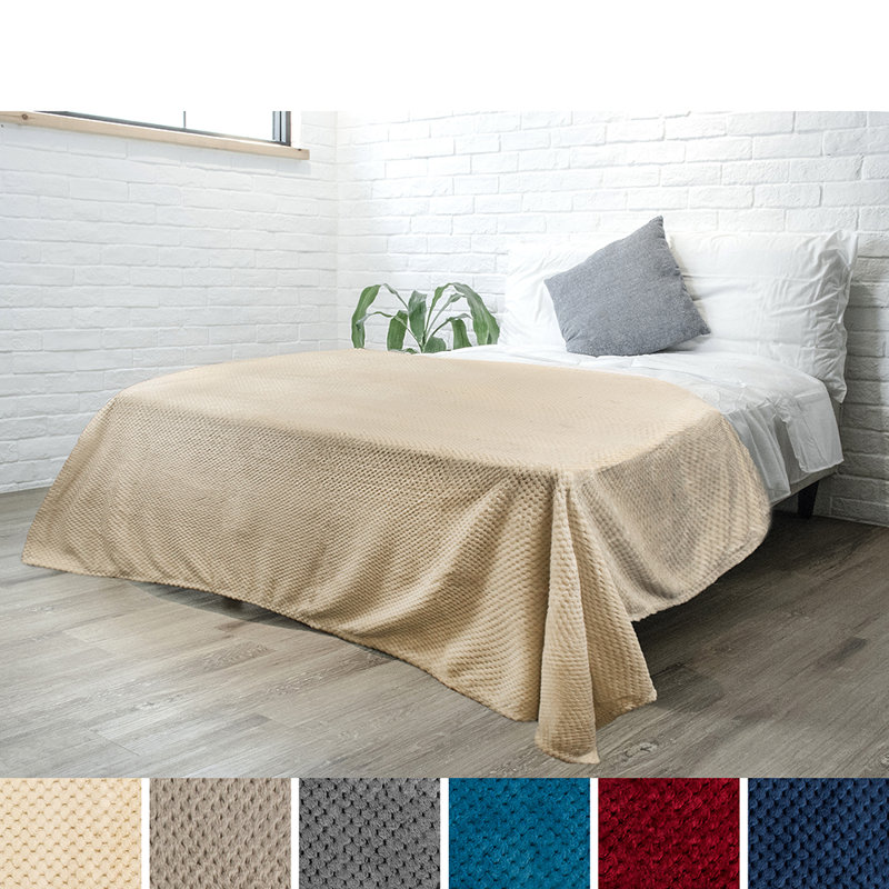  Couverture légère Premium, 60 po x 80 po, Crème
