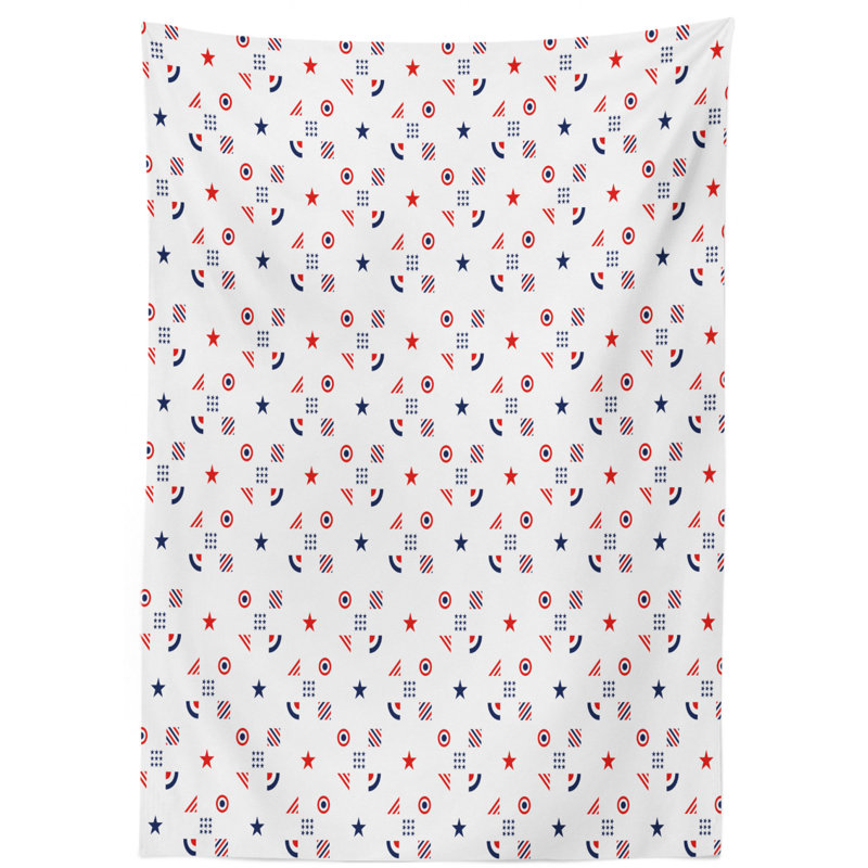 Geometric Tablecloth, 84" L x 60" W