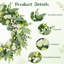 Plastic 32cm Wreath