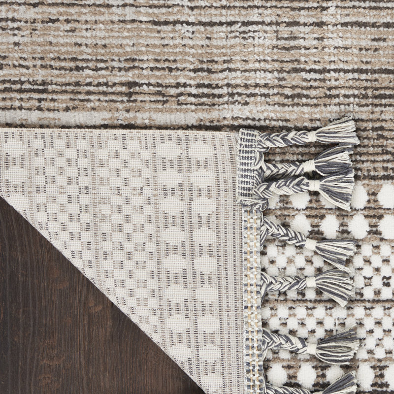 Tapis gris Jesica, Rectangle 4 pi x 6 pi 2 po
