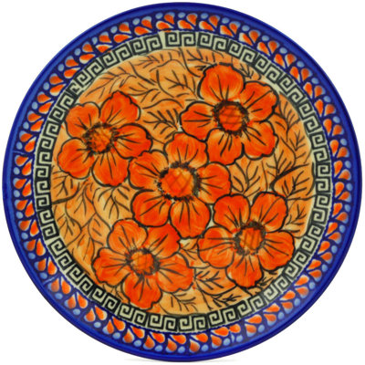 Fire Poppies Ceramic Decorative Plate