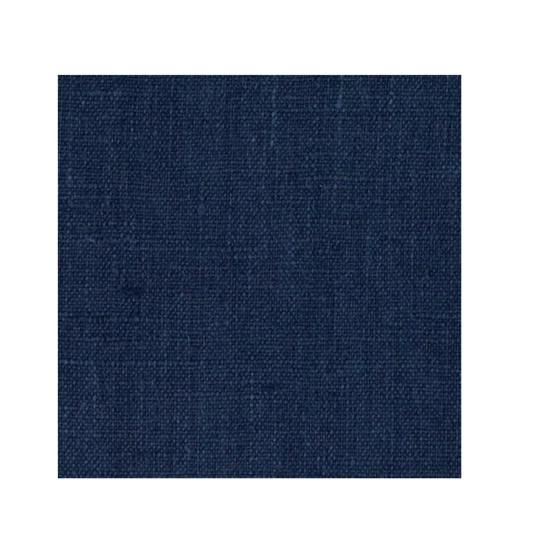Upholstered Headboard With Atn Bumper Buttons In Turin Fabric, Blue, Small Double (4')