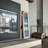 36"H Oversized Geometric Stained Glass Window Panel-419613936