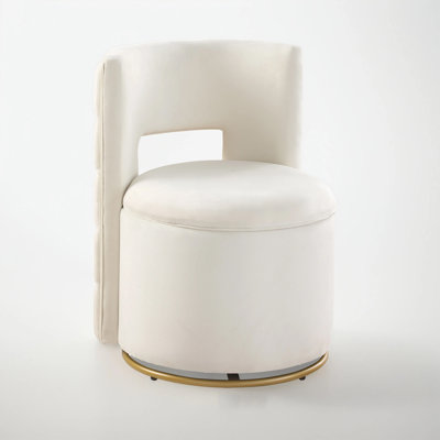 Swivel Barrel Chair With Storage