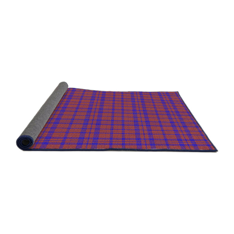 Plaid Indoor Rug, Round 8'