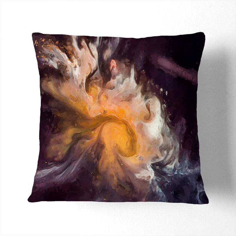 Universe Vol.19 Cushion with Filling, 55cm H x 55cm W x 20cm D, White