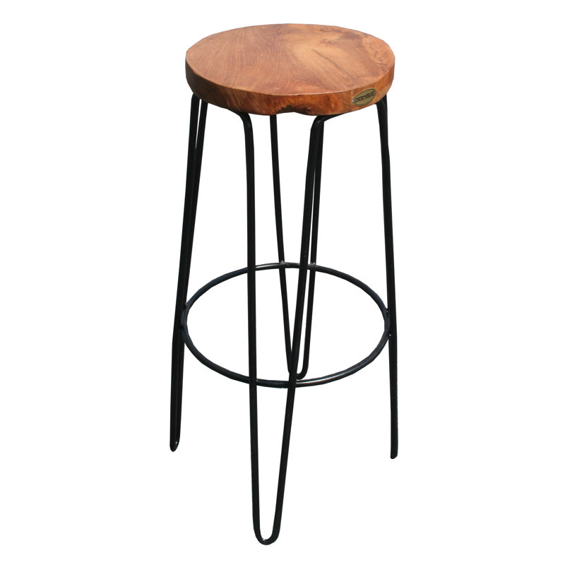 Counter Stool with Metal Frame