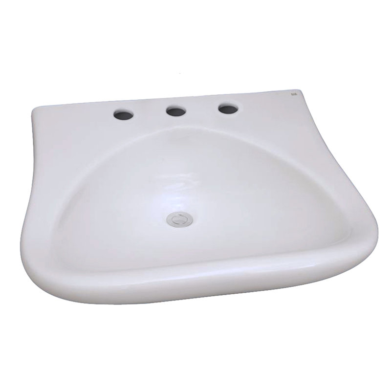 Lavabo de salle de bain mural Bella, Centres de 8 po