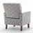 Patterned Polyester Blend Armchair
