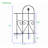 17.5'' W Black Metal Fence Panels Included (set Of 7)-113277884