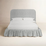 Mina Ruffle Platform Bed