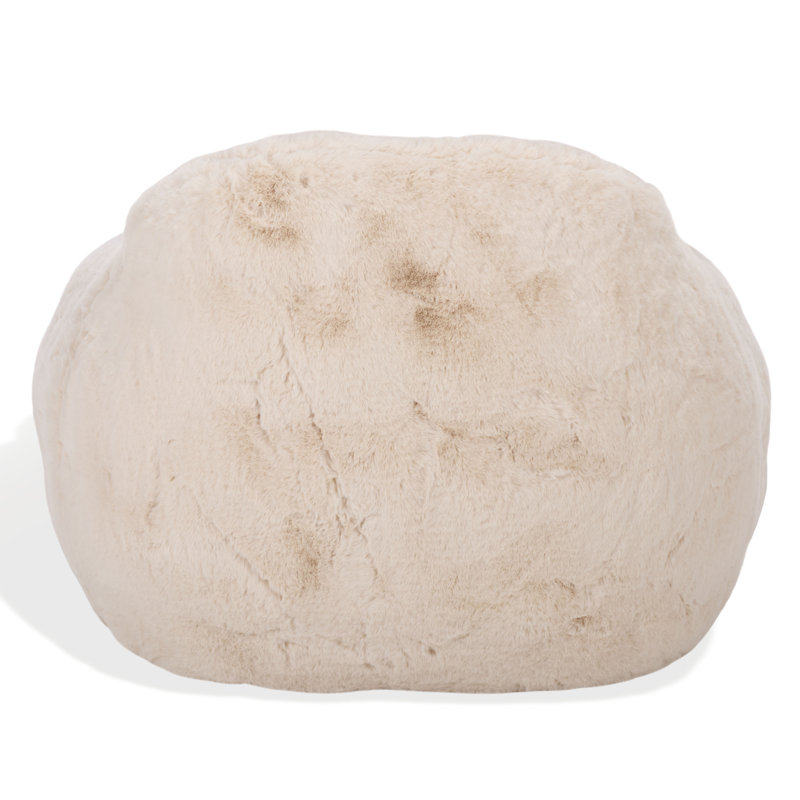 Lorianna Bean Bag Chair, Creme