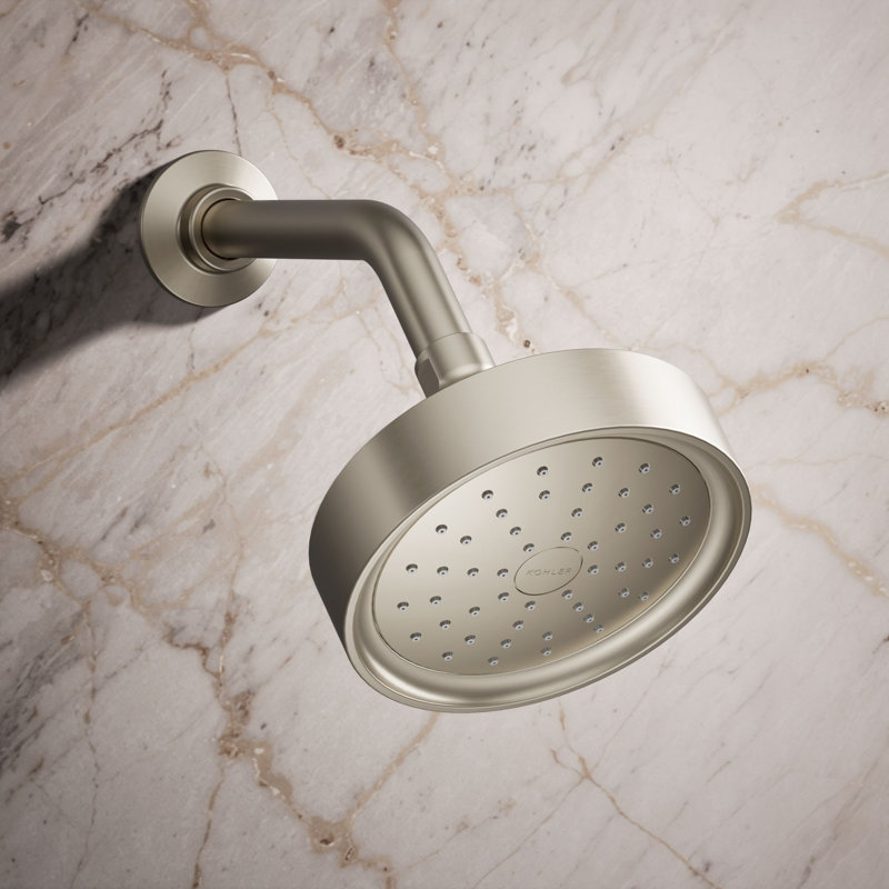 Pomme de douche à fonction simple Purist, 1,5 gal / min, Nickel brossé