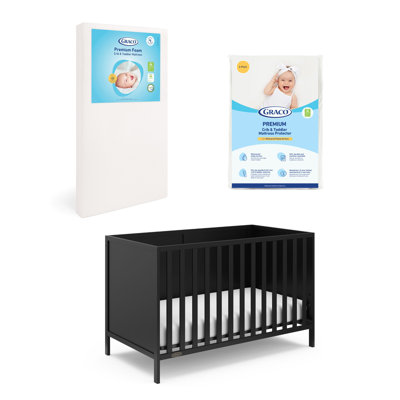 Theo 3-In-1 Convertible Crib With Drawer