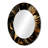 Golden Lily On Black I - Lily Decorative Mirror, Modern Wall Mirror, Printed Metal Art-121543815-121543812