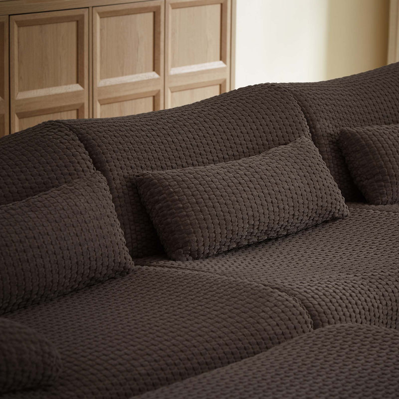 Canapé modulaire en U avec repose-pieds Cloud Couch, aucun assemblage requis
