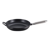 Staub Cast Iron Buster + Punch 11-Inch Frying Pan - Handle