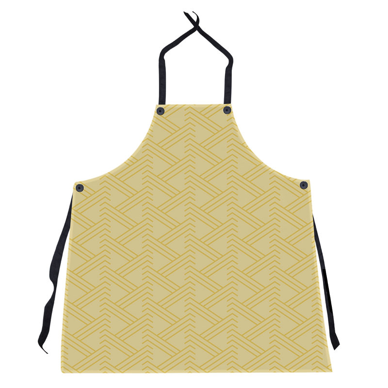 Tablier zigzag classique, Jaune