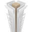 Colonne carrée classique non-effilée Craftsman-71012622