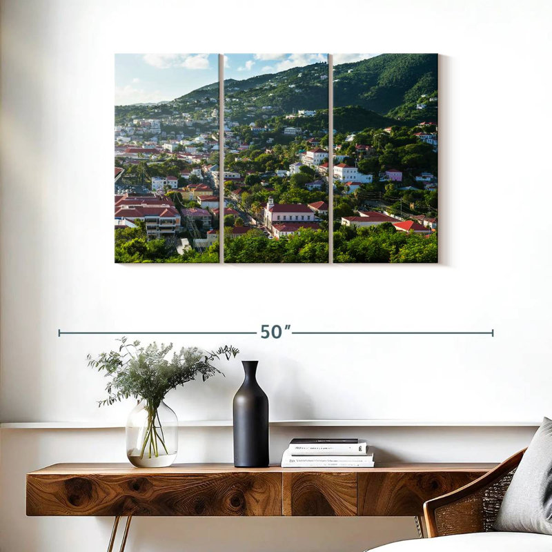 Paysage urbain Charlotte, H 24 po x l 38 po