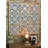 Marrakech 9 Panel Carved Wood Wall Decor, White Washed Mango Wood Wall Art