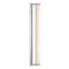 Meuble-lavabo Yep by Stratum à DEL intégré 24 po en nickel brossé avec marbre vert persan-388328520-388328564-388328565