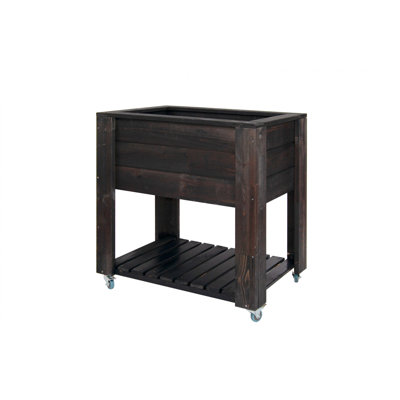 Markward Raised Bed on Wheels Anthracite