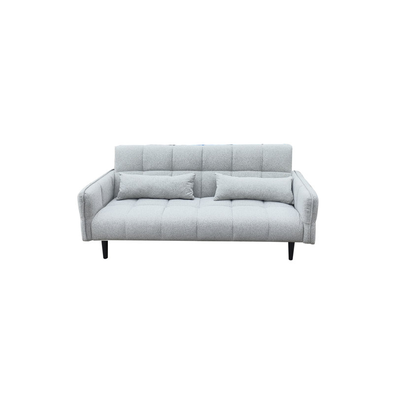 3 Seater Sofa Bed, Silver