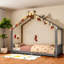 Lits simples en bois massif durable, conception Montessori pour les enfants