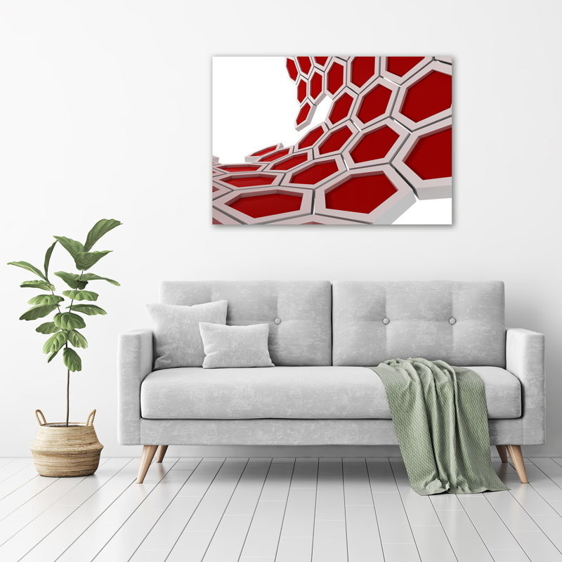 3D Abstraction - Wrapped Canvas Print