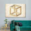 «Cream Cube Illusion» sur toile-382739423
