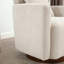 Fauteuil demi-tonneau pivotant en chenille-813798794